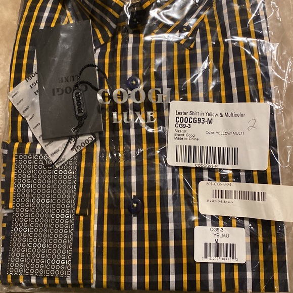 BRAND NEW WITH TAGS mens Coogi Luxe dress shirt - Picture 3 of 3